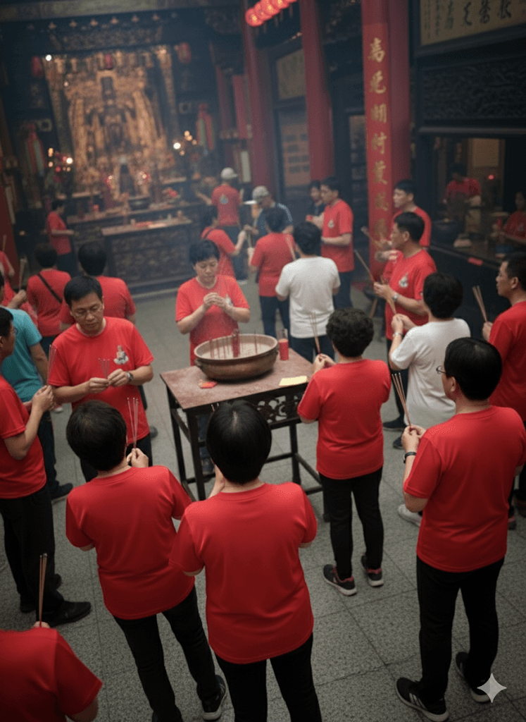 新屋天后宮 × 團體服｜把「護國庇民、守望海口」穿成第一眼的秩序感