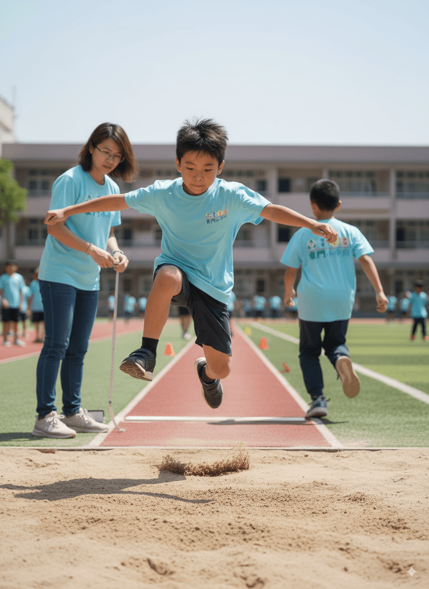 東門國小運動場案例｜吸濕排汗班服，跑跳不悶、整隊超有型